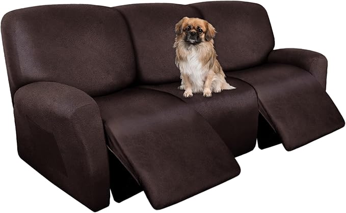 ANARACHON Recliner Couch Cover Leather Look Recliner Sofa Covers