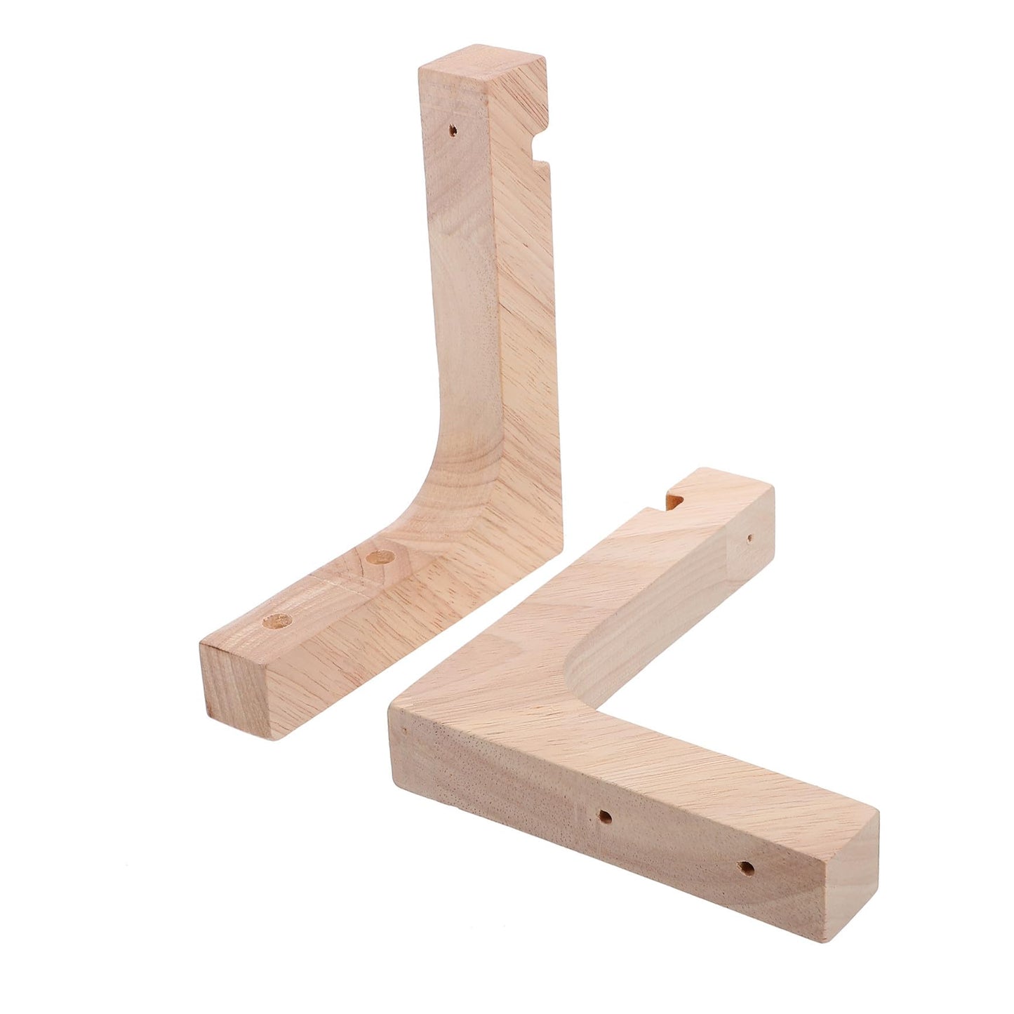 Angoily Wood Hooks for Hanging Plants 2pcs Heavy-Duty Wooden Plant Hangers Wall Mounted Brackets for Indoor Outdoor Hanging Flower Pots Balcony Garden Decor