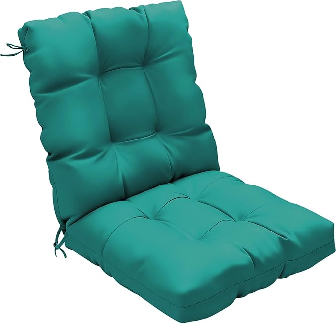 Outdoor Chair Cushion, High Back Soft Seat Pad
