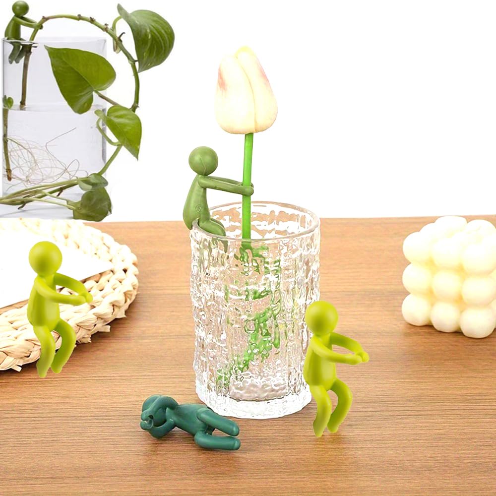 MTOMDY Plant Propagation Friends,Plant Propagation Buddy,Cute Plant Cutting Holder Plant Support for Sprouts, Plant Propagation Station Accessories Gifts for Plant Lovers(15 Pcs)