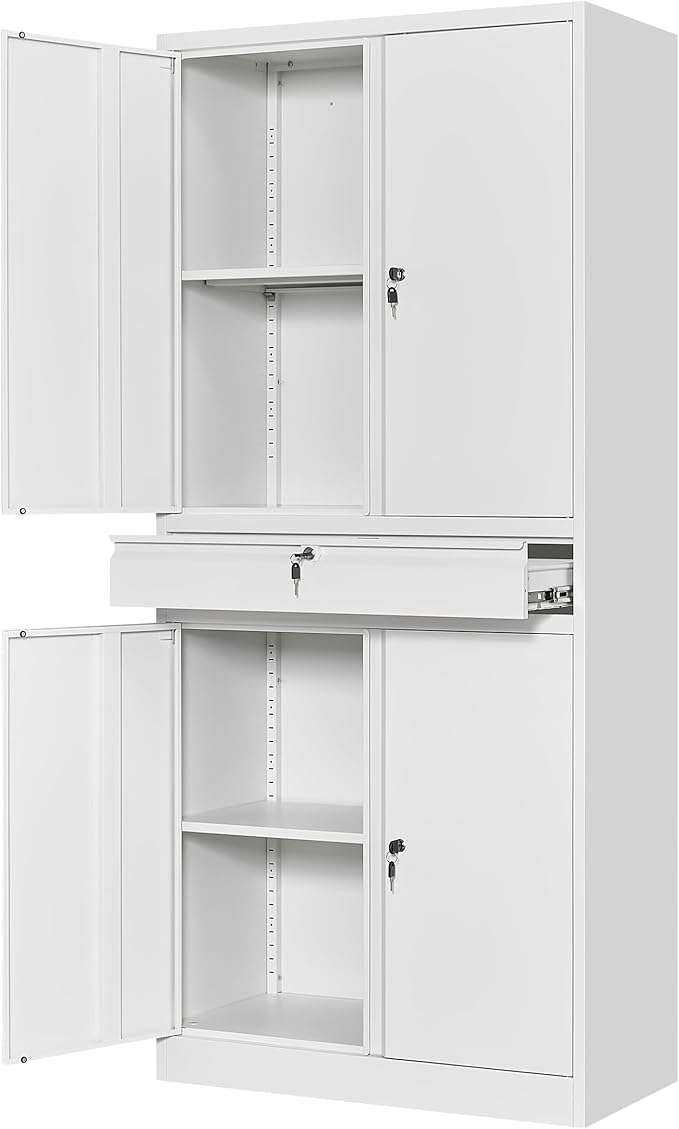 Yizosh Metal Garage Storage Cabinet