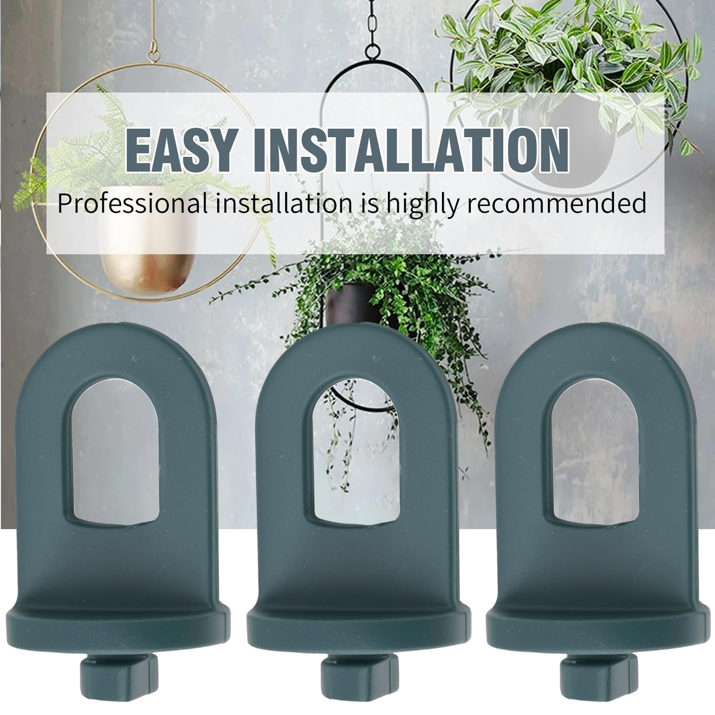 Saihisday 150Pcs Greenhouse Hooks Hanger Kit - Twist Clips for Aluminium Greenhouse Insulation