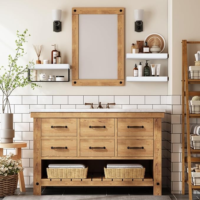 QEEIG Bathroom Shelves Over Toilet