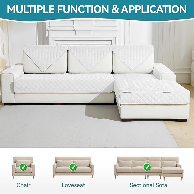 Deep Dream Velvet Couch Cover, Sectional Sofa Covers, Anti Slip Couch Covers