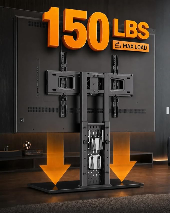 Perlegear Universal Swivel TV Stand