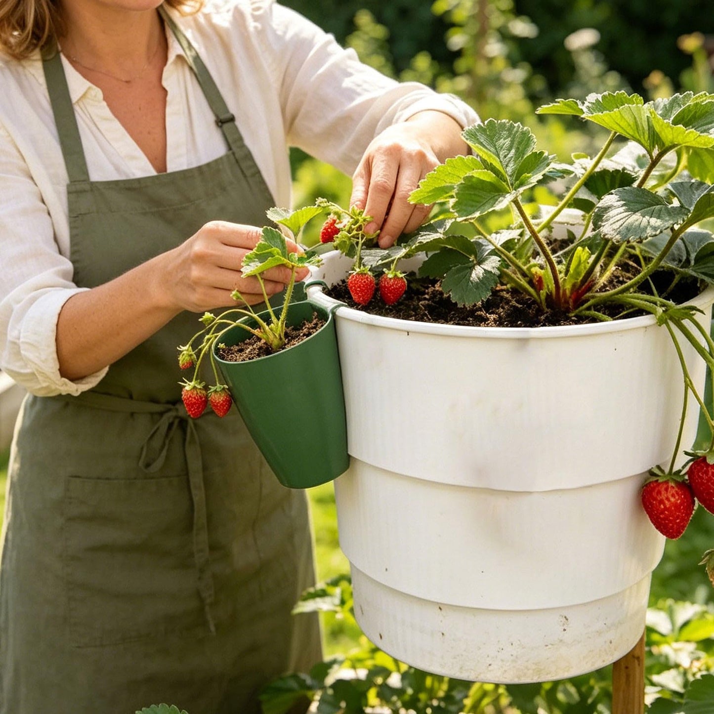 Propagation Cups 2-in-1 Wall Hanging Rooting Cup Kit, 10 Pcs Strawberry Propagation Cups for Easy Plant Propagation, Space Saving for Garden Balcony Greenhouse Use (3.5 in)