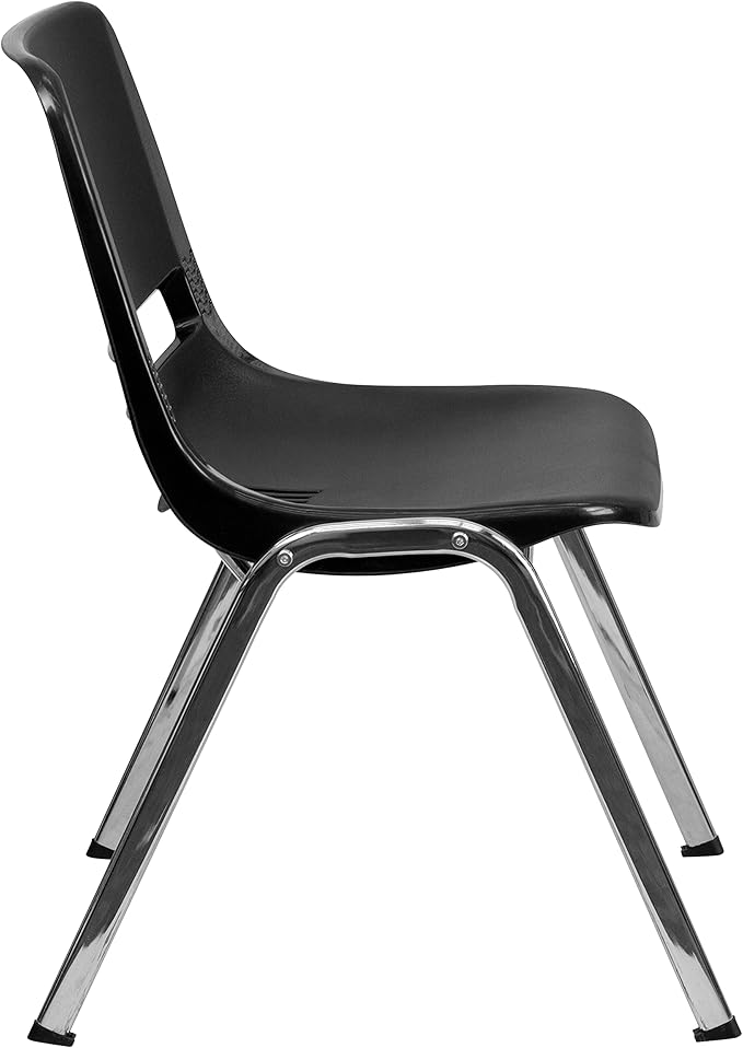 Flash Furniture HERCULES Series 440 lb. Capacity Kid's Black Ergonomic Shell