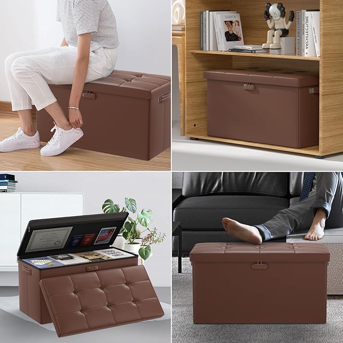 DocSafe Storage Ottoman Bench