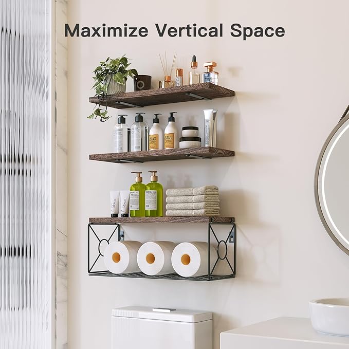 Amada Bathroom Shelves Over Toilet