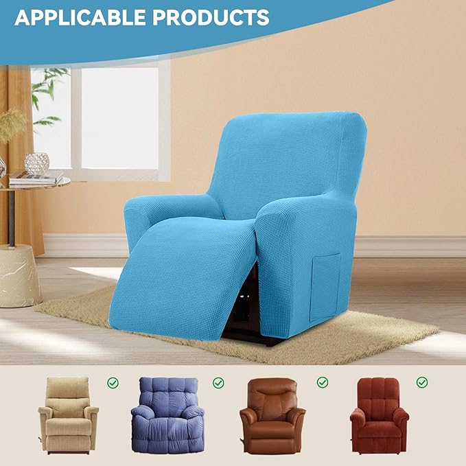 Cupuamon Recliner Chair Covers, Lazy Boy Recliner Covers Stretch Reclining
