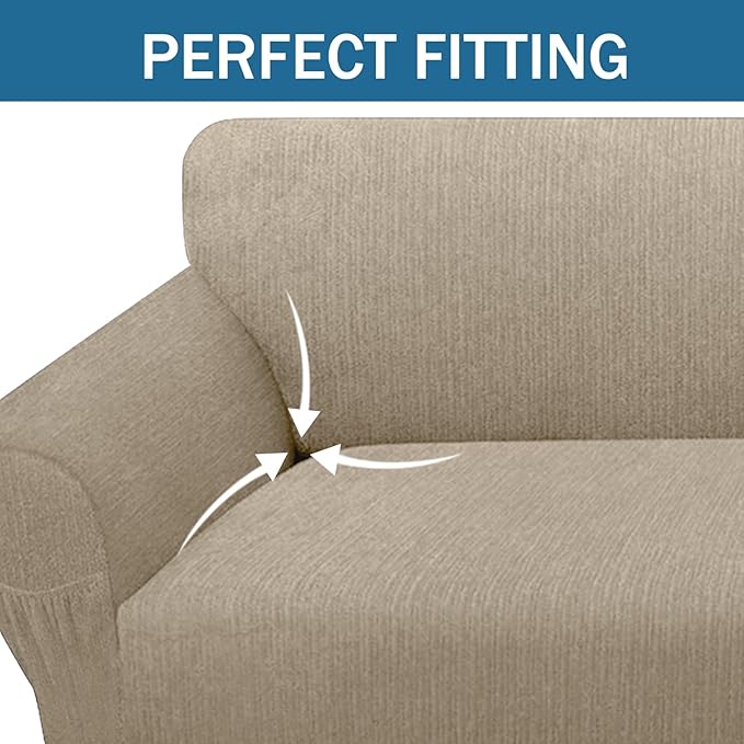 Loveseat Slipcover with 2 Pillow Cover