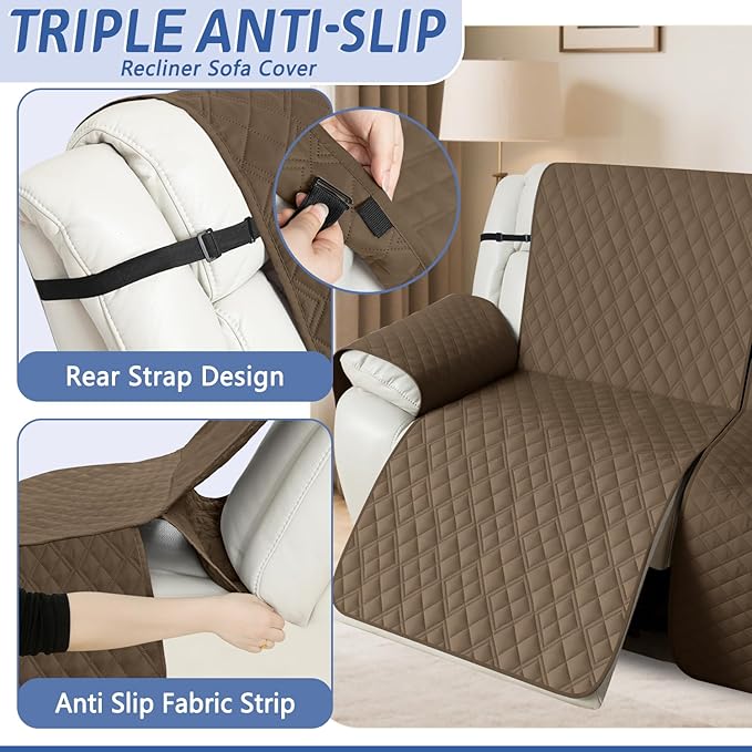 Arfntevss Recliner Sectional Couch Covers Waterproof L Shape Sofa Cover
