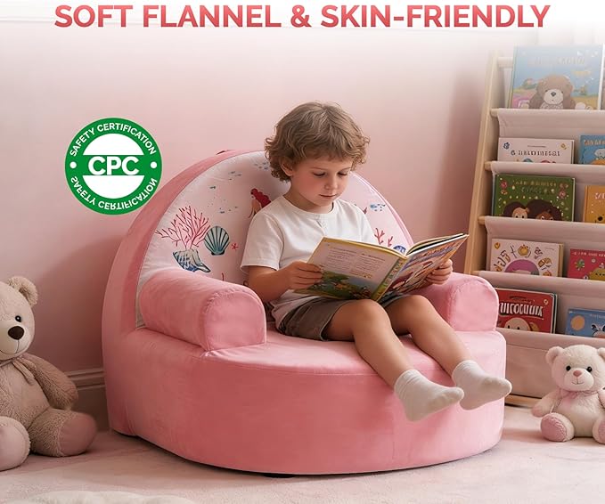 Snuggly Toddler Chair, Soft Kids Sofa