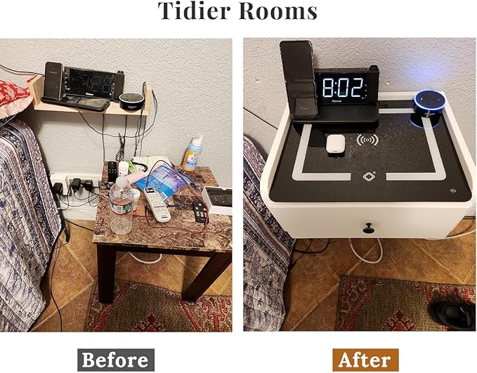 HOMEMORE Floating Nightstand