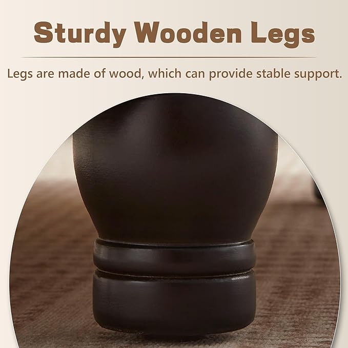 30-Inch Round Storage Ottoman, Modern Ottoman Coffee Table