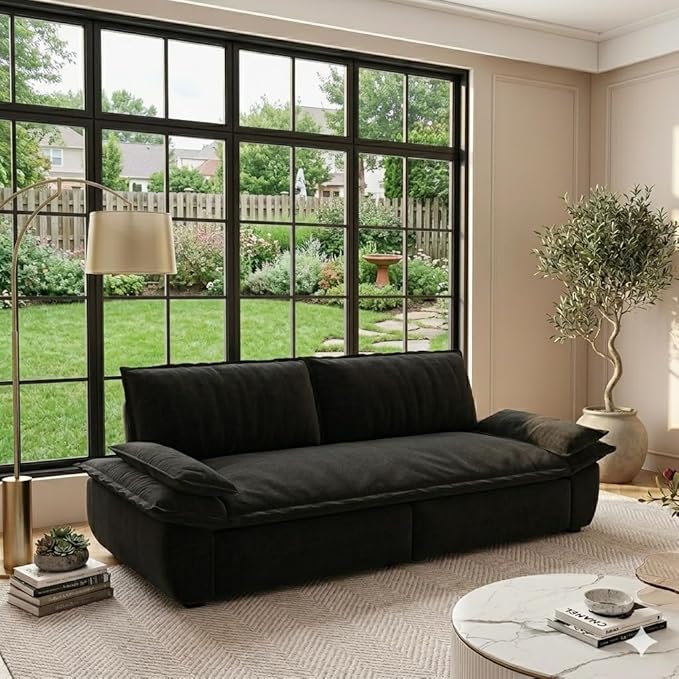 73.2" Sofa Bed Queen, 3-in-1 Pull Out Sofa Bed