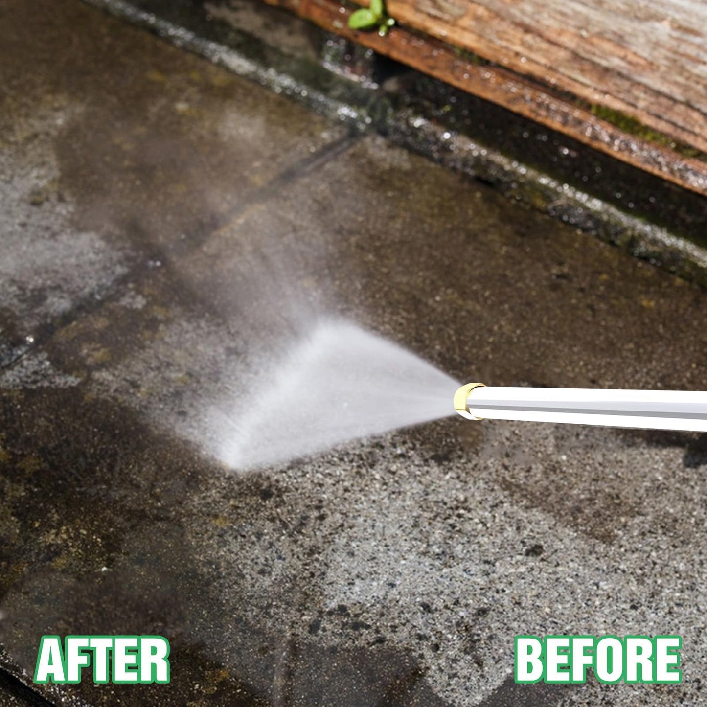 AgiiMan Jet Nozzle High Pressure Hose Nozzle for Garden Hose Power Washer Wand, 2-in-1 High Pressure Washer with 2 Different Nozzles and Hose Quick Connectors for Car Washing, Garden Cleaning, Patio