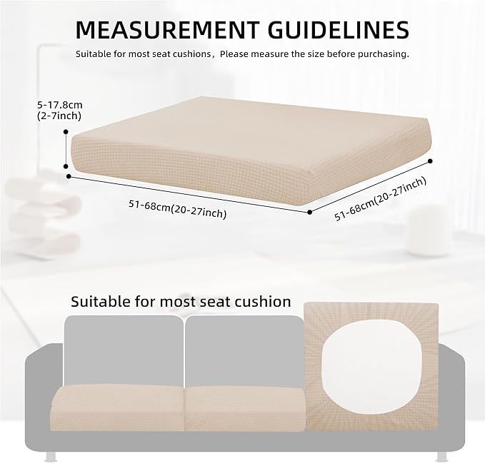 Outdoor Cushion Covers Set, Replacement