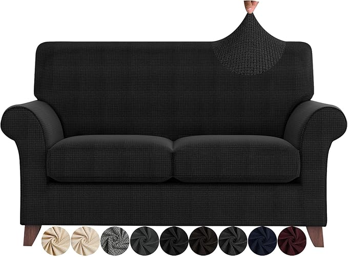 ZNSAYOTX 3 Piece Loveseat Covers