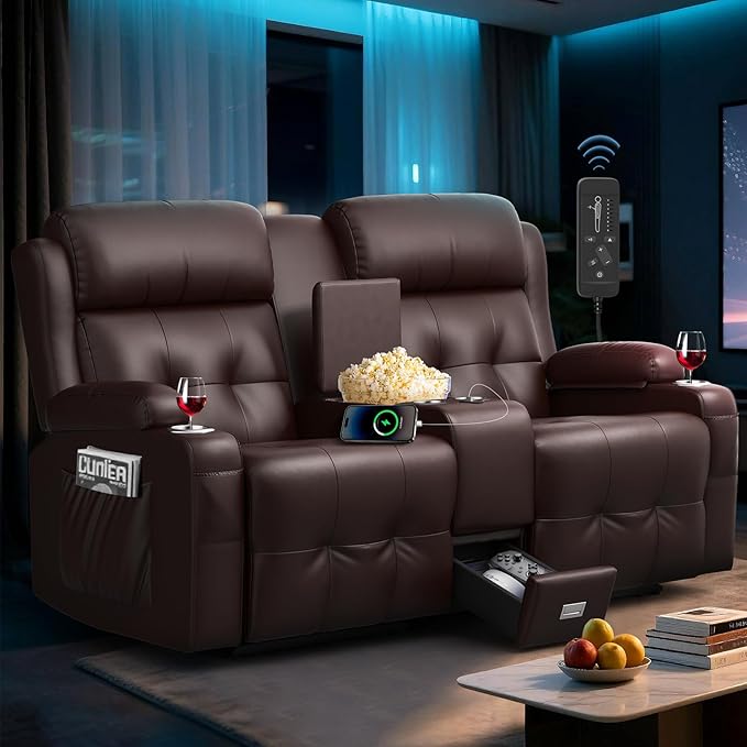 Loveseat Recliner Sofa, Home Theater Seating