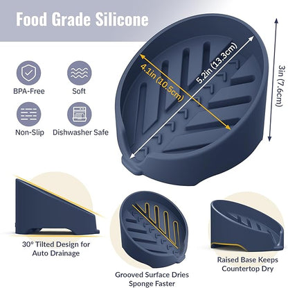 NiHome Silicone Sponge Holder Compatible