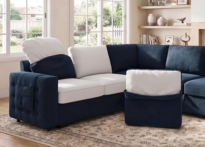 HONBAY Sleeper Sectional Couch