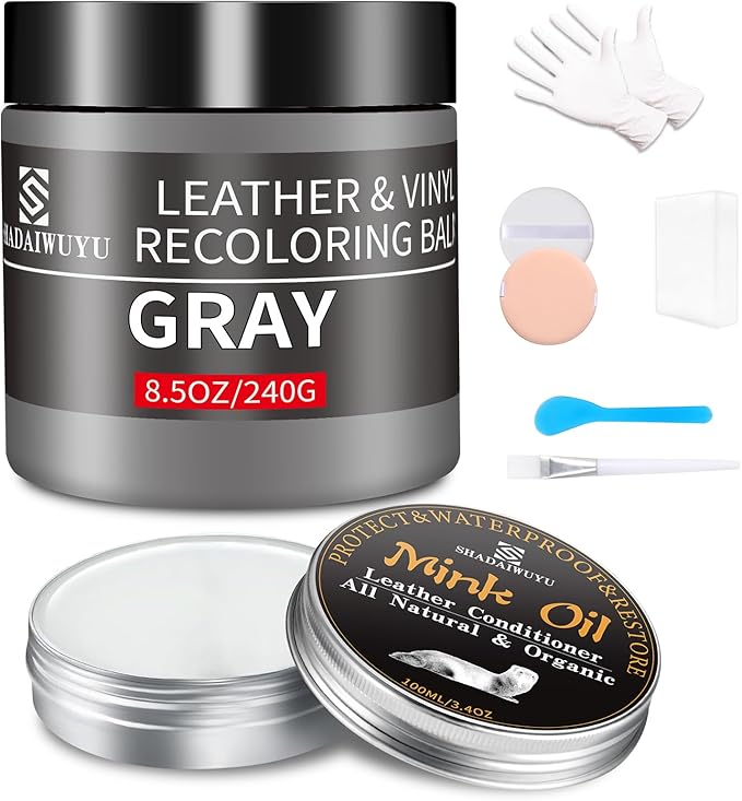SHADAIWUYU 8.5oz Leather Recoloring Balm