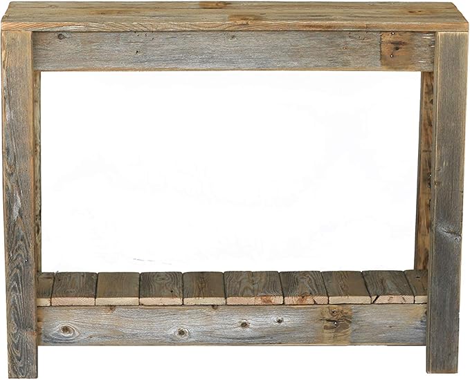 Doug and Cristy Designs 36 Inch Natural Reclaimed Entry Console