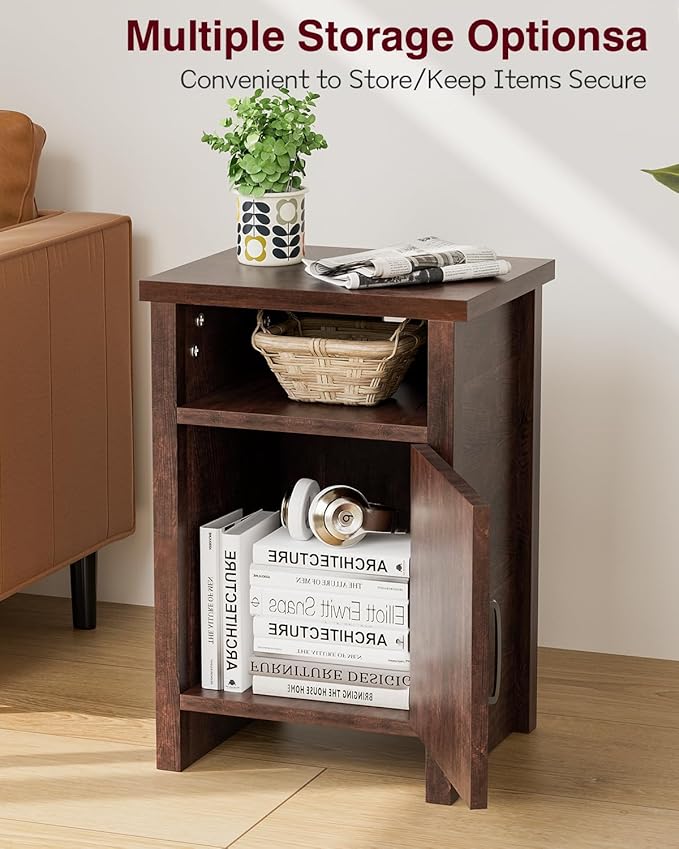 YESHOMY Farmhouse Modern Nightstand