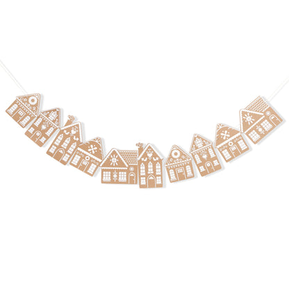 Christmas Decorations,Christmas Gingerbread House Hanging Banner