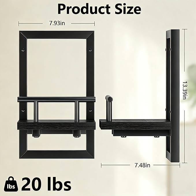 Sbosbo Floating Shelves for Wall, Plant Shelf Indoor, Wall Planters for Indoor