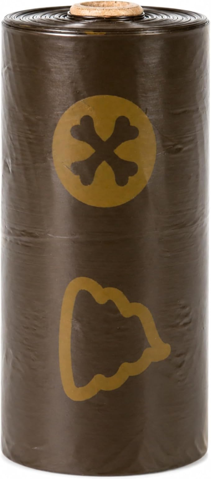 BPI Certified Compostable Dog Poop Bags, 18 Rolls 270 Bags, Coffee-Scented Extra Thick Leak-Proof Waste Bags, Meets ASTM D6400 Standard