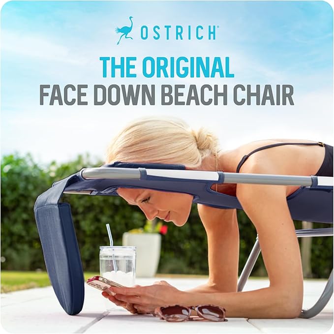 Ostrich the Backpack Chaise Lounge, Folding & Reclining Outdoor Beach Chaise