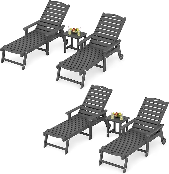 LUE BONA Outdoor Lounge Chair Set