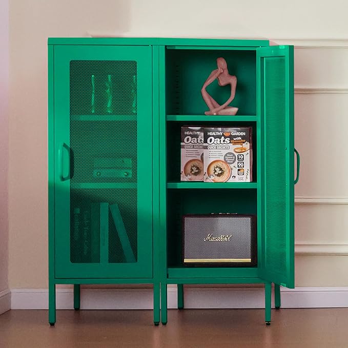 Slim Metal Storage Cabinet