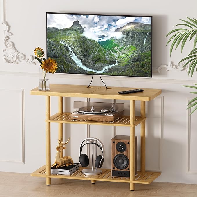 Bamboo TV Stand, Small TV Stands