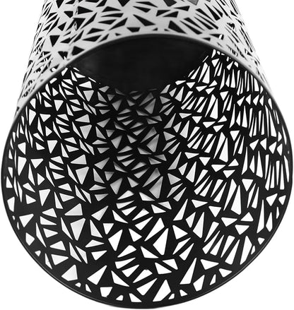 Umbrella Stand Rack for Entryway Metal Hollowed Freestanding Round Umbrella Holder Organizer Bin for Home Hotel Office Decor (Medium)