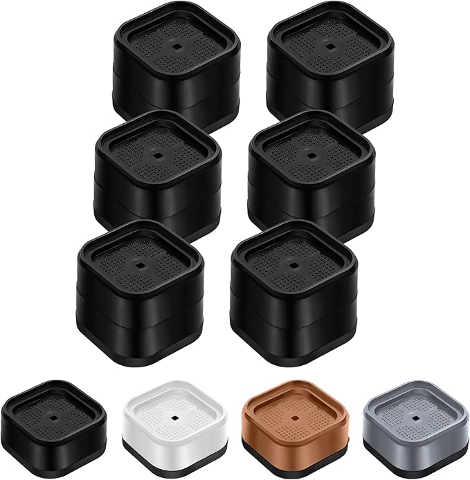 Furniture Risers Adjustable Bed Risers Heavy Duty Lifts Height 2", Square