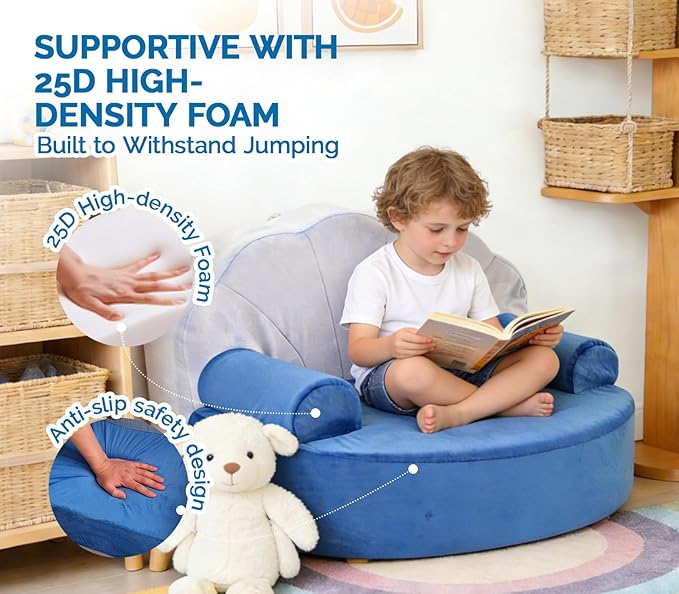 Snuggly Toddler Chair, Soft Kids Sofa