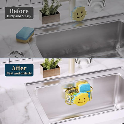 Consumest Sponge Holder Smiley Face