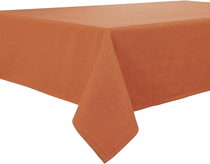 BALCONY & FALCON Rectangle Tablecloth Washable Wrinkle Resistant and Water