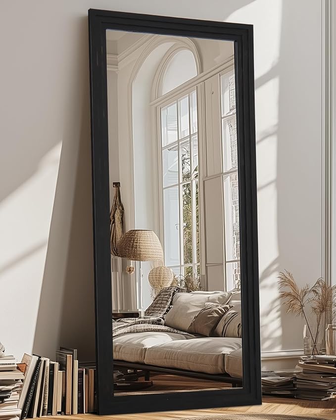 Full Length Mirror, Oversized Stand Up Mirrors Large Wall Mirrors, Wall Mounted