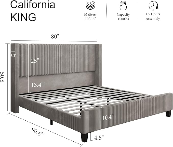 HOWE California King Bed Frame