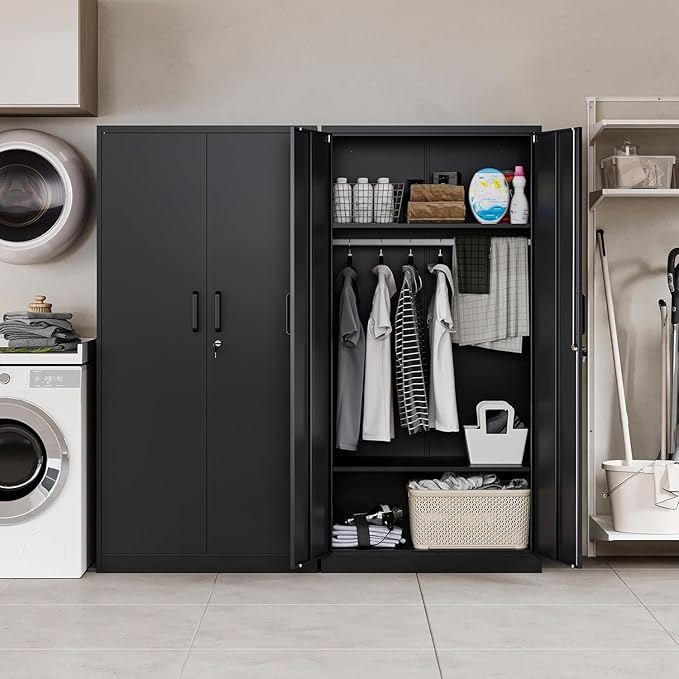 Letaya Metal Wardrobe Cabinets