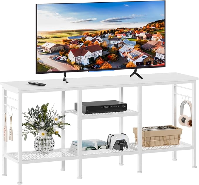 Furologee TV Stand for TVs up to 55 Inch, Entertainment Center