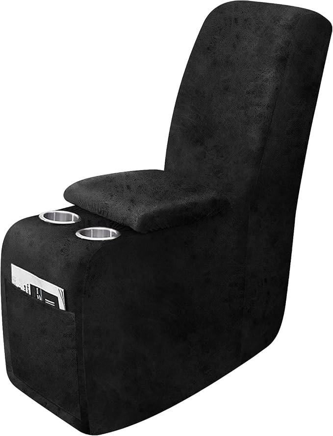 ANARACHON Leather Look Recliner Console Cover