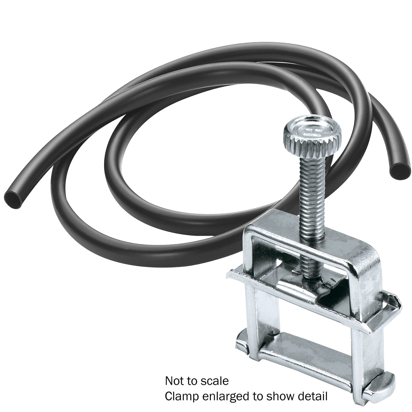 Little Giant C-2-PW Restrictor Tubing Clamp for 1/2-inch Tubing or Smaller, Nickel, 566289