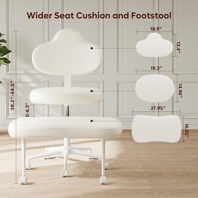 Pinmoco Cross Legged Office Chair