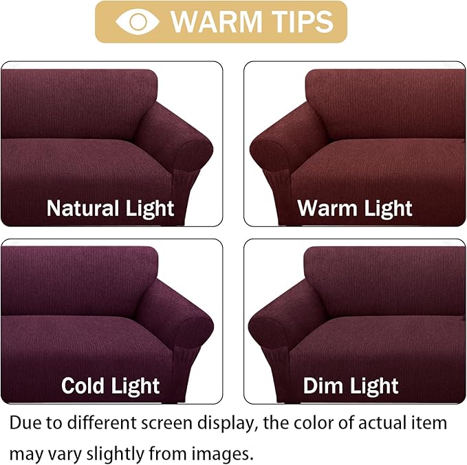 Sofa Slipcover with 2 Pillow Cover