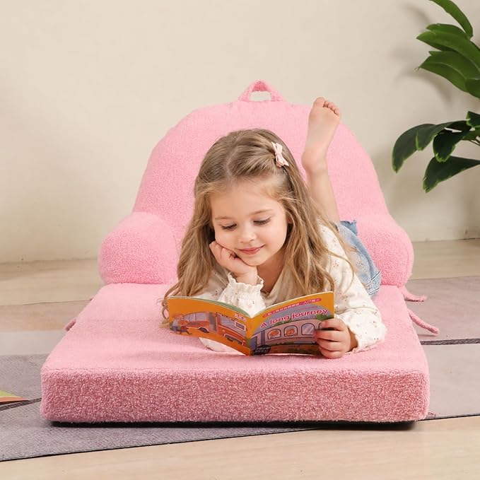 MOMCAYWEX Kids Sofa, Sherpa Couch